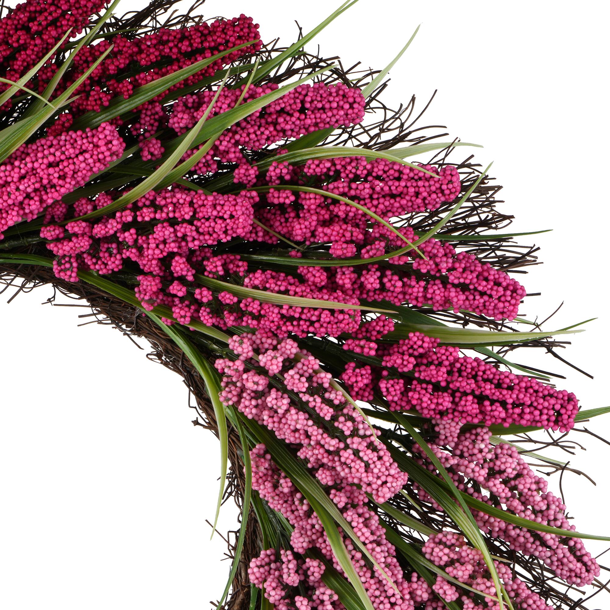22" Pink Heather Wreath by Ashland®